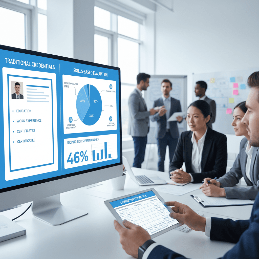 Recrutement par compétences : pourquoi seulement 46% des employeurs l'adoptent en 2026